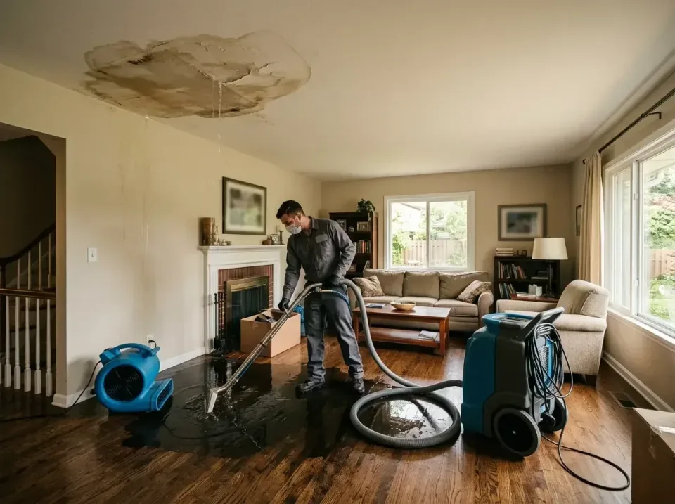 attic-pipe-burst-ceiling-drip-008 — frequently asked questions, Water Damage Restoration & Carpet Care in Russellville, AR